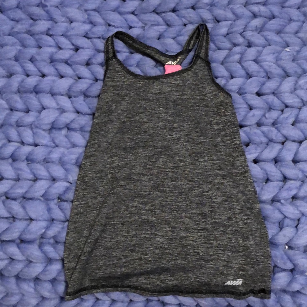 Girls Grey gym top